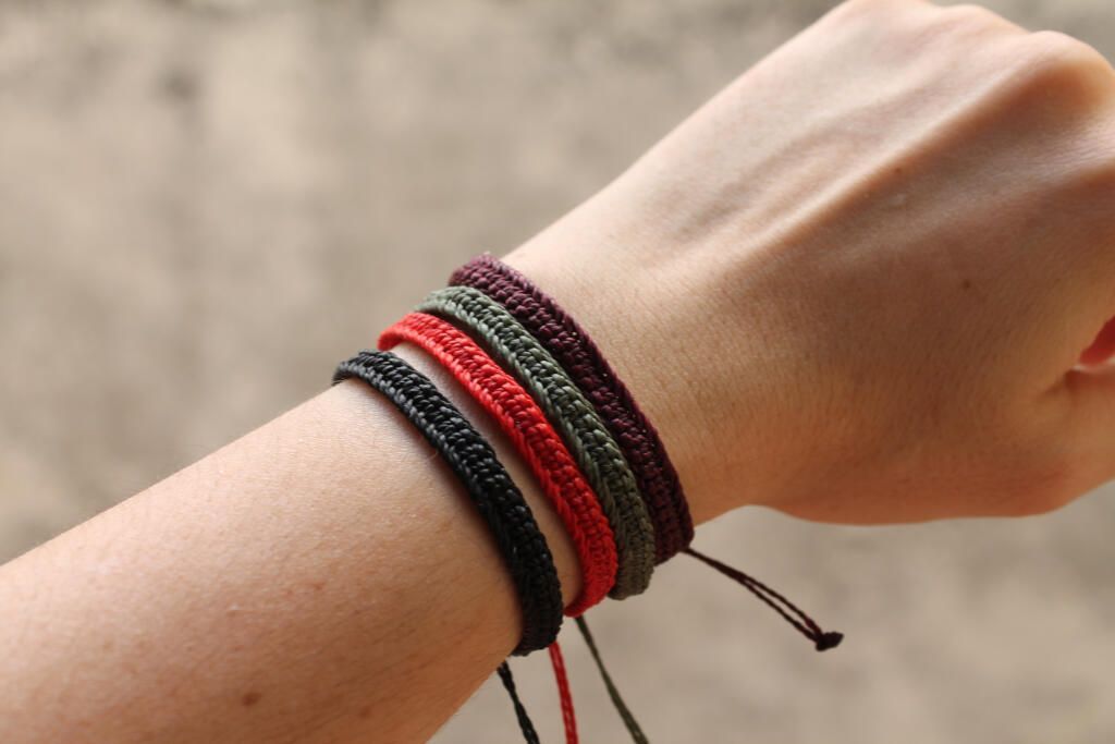 Pulseras de macramé surferas - Imagen 3