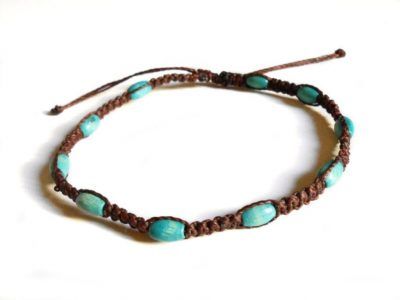 Tobilleras de macramé