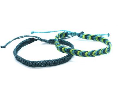 Pack de pulseras de la amistad azules