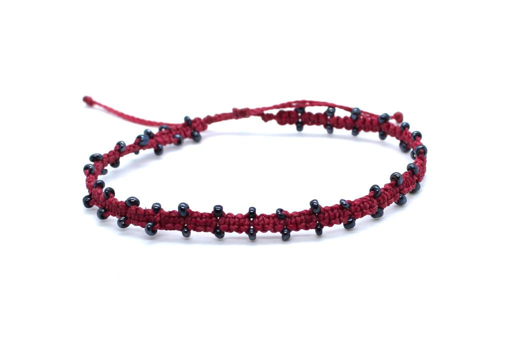 Pulsera de pie para chico o chica tejida a mano
