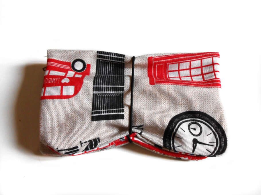 Estuche para tabaco de liar cigarrillod con estampado de taxis, cabinas, Big Ben de Londres