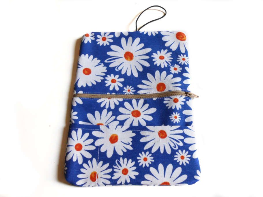 Funda para tabaco de liar con cremallera y bolsillos para tabaco de liar, mechero, papel y filtros