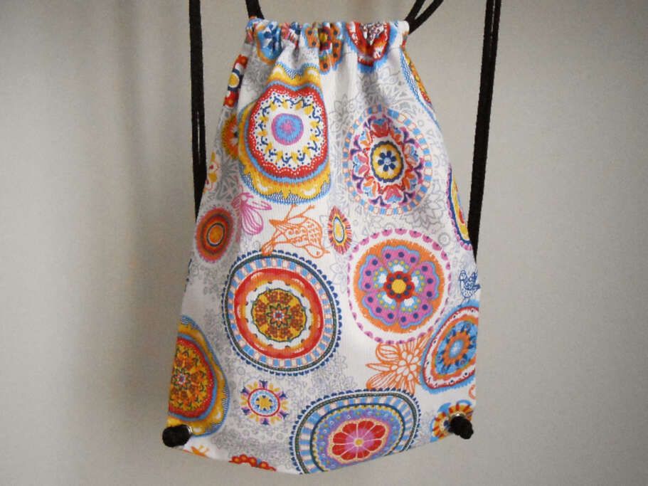 Monchila saco para gimnasio, colegio, pasear, excursión