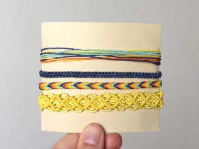 pack de pulseras de hilo variadas para el verano