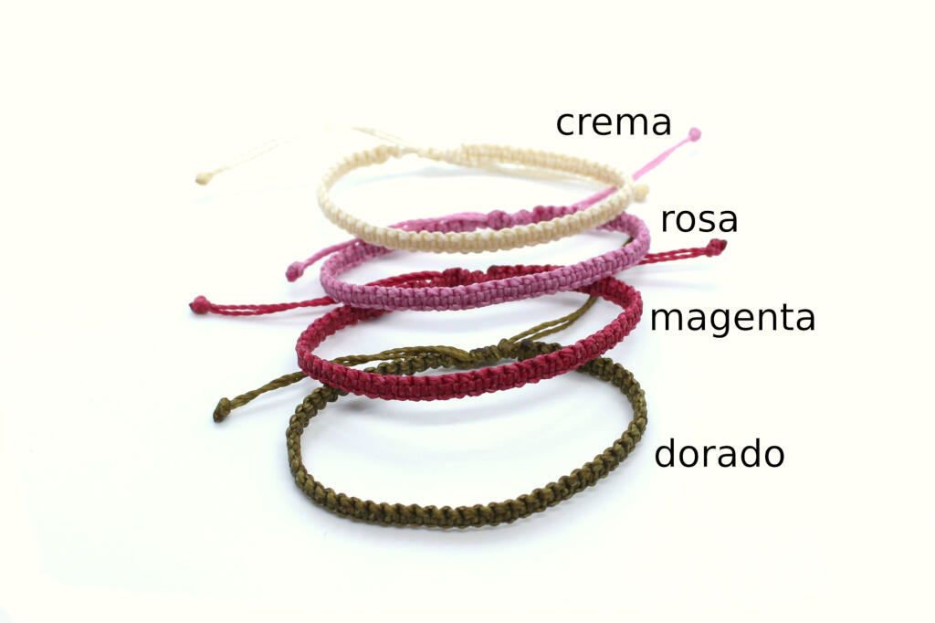 Pulseras de mejores amigas con colores variados