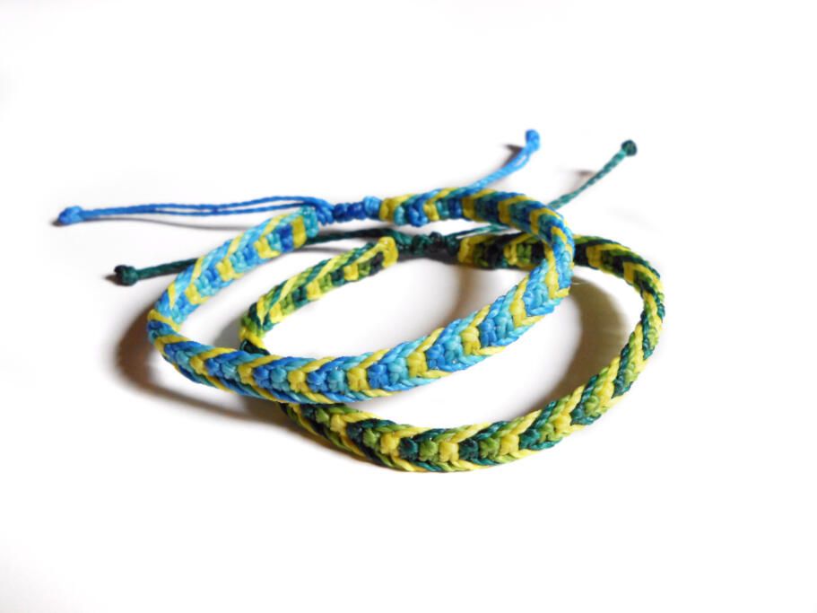 set dos pulseras surf para el verano
