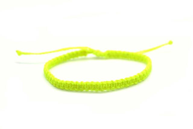 Pulsera amarilla fluorescente fosforita
