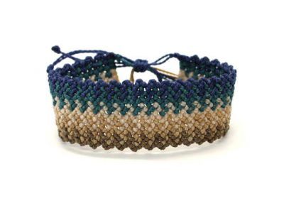pulsera de macramé nudo caminito del inca