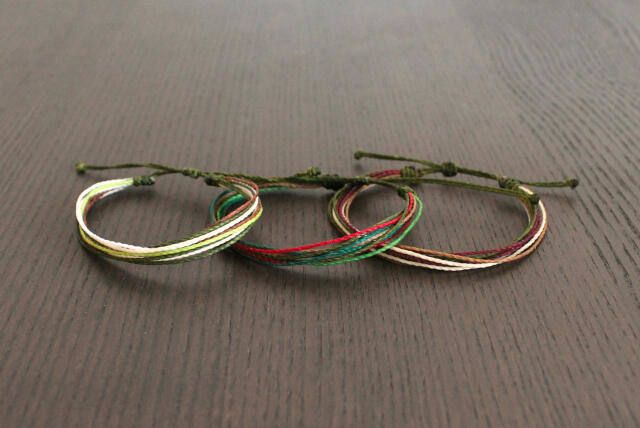 pack pulseras amistad chico multihilo colores