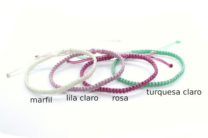 Conjunto pulseras unicornio pastel
