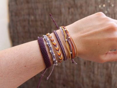Pulseras de hilo para mujer hechas a mano