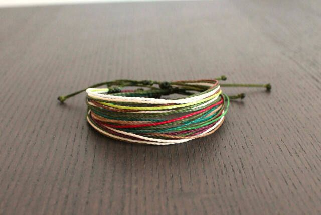 pack pulseras amistad chico multihilo colores