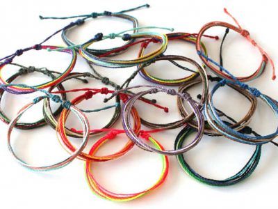 pulseras multihilo a elegir colores variados